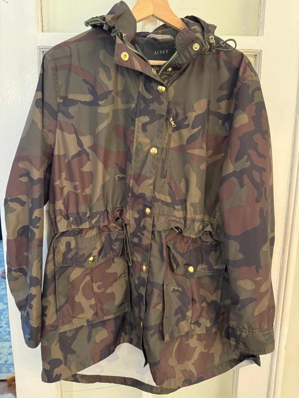 J. Crew Camouflage Utility Anorak Jacket